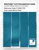 Product image 3 of the product “PANTONE® COTTON SWATCH CARD 17-4530 TCX Barrier Reef ”