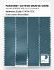Product image 3 of the product “PANTONE® COTTON SWATCH CARD 17-4716 TCX Storm Blue ”