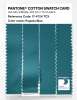 Product image 3 of the product “PANTONE® COTTON SWATCH CARD 17-4724 TCX Pagoda Blue ”