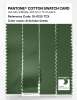 Product image 3 of the product “PANTONE® COTTON SWATCH CARD 18-0125 TCX Artichoke Green ”
