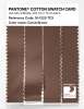 Product image 3 of the product “PANTONE® COTTON SWATCH CARD 18-1229 TCX Carob Brown ”