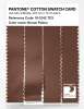 Product image 3 of the product “PANTONE® COTTON SWATCH CARD 18-1242 TCX Brown Patina ”