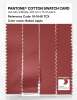 Product image 3 of the product “PANTONE® COTTON SWATCH CARD 18-1648 TCX Baked Apple ”