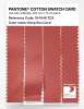 Product image 3 of the product “PANTONE® COTTON SWATCH CARD 18-1649 TCX Deep Sea Coral ”