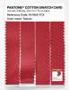 Product image 3 of the product “PANTONE® COTTON SWATCH CARD 18-1660 TCX Tomato ”