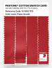 Product image 3 of the product “PANTONE® COTTON SWATCH CARD 18-1662 TCX Flame Scarlet ”