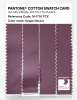 Product image 3 of the product “PANTONE® COTTON SWATCH CARD 18-1710 TCX Grape Nectar ”