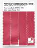 Artikelbild 3 des Artikels “PANTONE® COTTON SWATCH CARD 18-1755 TCX Rouge Red “
