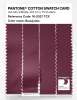 Product image 3 of the product “PANTONE® COTTON SWATCH CARD 18-2027 TCX Beaujolais ”