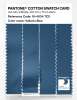 Product image 3 of the product “PANTONE® COTTON SWATCH CARD 18-4034 TCX Vallarta Blue ”
