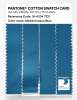 Product image 3 of the product “PANTONE® COTTON SWATCH CARD 18-4334 TCX Mediterranian Blue ”