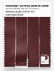 Product image 3 of the product “PANTONE® COTTON SWATCH CARD 19-1535 TCX Syrah ”