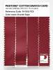 Product image 3 of the product “PANTONE® COTTON SWATCH CARD 19-1559 TCX Scarlet Sage ”