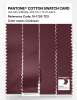Product image 3 of the product “PANTONE® COTTON SWATCH CARD 19-1726 TCX Cordovan ”