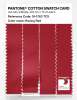 Product image 3 of the product “PANTONE® COTTON SWATCH CARD 19-1763 TCX Racing Red ”