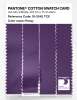 Product image 3 of the product “PANTONE® COTTON SWATCH CARD 19-3542 TCX Pansy ”