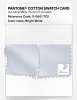 Product image 4 of the product “PANTONE® COTTON SWATCH CARD 11-0601 TCX Bright White ”