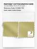 Product image 4 of the product “PANTONE® COTTON SWATCH CARD 12-0626 TCX Lemon Grass ”