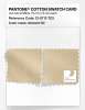Product image 4 of the product “PANTONE® COTTON SWATCH CARD 12-0713 TCX Almond Oil ”