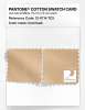 Product image 4 of the product “PANTONE® COTTON SWATCH CARD 12-0714 TCX Cornhusk ”