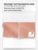 Product image 4 of the product “PANTONE® COTTON SWATCH CARD 14-1219 TCX Peach Parfait ”
