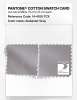 Product image 4 of the product “PANTONE® COTTON SWATCH CARD 14-4109 TCX Alabaster Gray ”