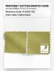 Product image 4 of the product “PANTONE® COTTON SWATCH CARD 15-0533 TCX Linden Green ”