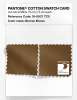 Product image 4 of the product “PANTONE® COTTON SWATCH CARD 18-0937 TCX Bronze Brown ”
