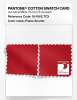 Product image 4 of the product “PANTONE® COTTON SWATCH CARD 18-1662 TCX Flame Scarlet ”