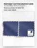 Product image 4 of the product “PANTONE® COTTON SWATCH CARD 18-3932 TCX Marlin ”