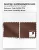 Product image 4 of the product “PANTONE® COTTON SWATCH CARD 19-1242 TCX Cambridge Brown ”
