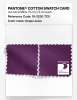 Product image 4 of the product “PANTONE® COTTON SWATCH CARD 19-3230 TCX Grape Juice ”