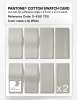 Product image 5 of the product “PANTONE® COTTON SWATCH CARD 11-4301 TCX Lily White ”