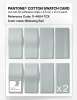 Product image 5 of the product “PANTONE® COTTON SWATCH CARD 11-4604 TCX Billowing Sail ”