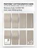 Product image 5 of the product “PANTONE® COTTON SWATCH CARD 12-0304 TCX Whitecap Gray ”