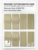 Product image 5 of the product “PANTONE® COTTON SWATCH CARD 12-0619 TCX Dusty Yellow ”