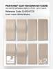 Product image 5 of the product “PANTONE® COTTON SWATCH CARD 12-0704 TCX White Smoke ”