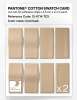 Product image 5 of the product “PANTONE® COTTON SWATCH CARD 12-0714 TCX Cornhusk ”