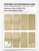 Product image 5 of the product “PANTONE® COTTON SWATCH CARD 12-0720 TCX Mellow Yellow ”