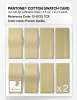 Product image 5 of the product “PANTONE® COTTON SWATCH CARD 12-0722 TCX French Vanilla ”