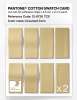 Product image 5 of the product “PANTONE® COTTON SWATCH CARD 12-0730 TCX Creamed Corn ”