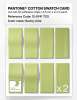 Product image 5 of the product “PANTONE® COTTON SWATCH CARD 12-0741 TCX Sunny Lime ”