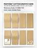 Product image 5 of the product “PANTONE® COTTON SWATCH CARD 12-0826 TCX Golden Haze ”