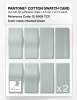 Product image 5 of the product “PANTONE® COTTON SWATCH CARD 12-5508 TCX Hushed Green ”
