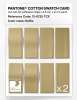 Product image 5 of the product “PANTONE® COTTON SWATCH CARD 13-0725 TCX Raffia ”