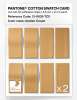 Product image 5 of the product “PANTONE® COTTON SWATCH CARD 13-0939 TCX Golden Cream ”
