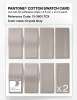 Product image 5 of the product “PANTONE® COTTON SWATCH CARD 13-3801 TCX Crystal Gray ”
