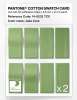 Product image 5 of the product “PANTONE® COTTON SWATCH CARD 14-0232 TCX Jade Lime ”