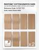 Product image 5 of the product “PANTONE® COTTON SWATCH CARD 14-1127 TCX Desert Mist ”