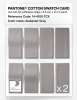 Product image 5 of the product “PANTONE® COTTON SWATCH CARD 14-4109 TCX Alabaster Gray ”